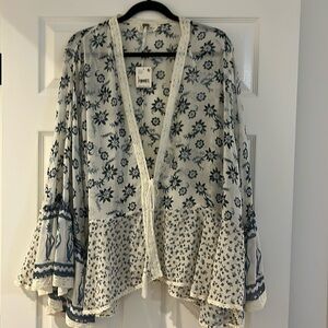 NWT Sheer Free People  🩵